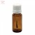 Amber glass bottle nail brush, 10 ml