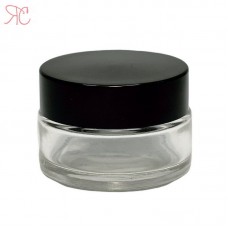 Transparent glass jar, 20 ml
