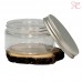 Transparent plastic jar, 100 ml