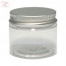 Transparent tall plastic jar, 50 ml