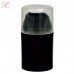 Black airless plastic bottle, 50 ml