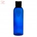 Blue plastic bottle with flip-top cap, 100 ml