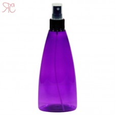 Purple plastic bottle spray pump, 250 ml