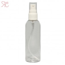 Transparent plastic bottle for light lotions, 100 ml