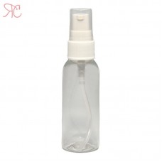 Transparent plastic bottle for light lotions, 50 ml