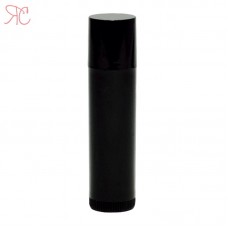 Lip Balm plastic tube, black, 5 ml