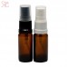 Amber glass with spray pump, 10 ml