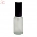 White frosted glass perfume bottle with spray pump, 30 ml
