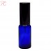 Blue glass perfume bottle with spray pump, 20 ml