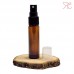 Amber glass perfume bottle with fine mist pump, 10 ml