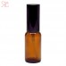 Amber glass perfume bottle with spray pump, 20 ml