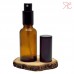 Amber glass bottle with perfume spray, 30 ml