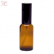 Amber glass bottle with perfume spray, 30 ml