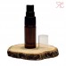 Amber glass perfume bottle with fine mist pump, 5 ml
