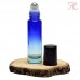 Blue gradient glass roll-on bottle, 10 ml