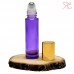 Purple glass roll-on bottle, 10 ml