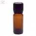 Amber glass bottle with childproof cap, 10 ml