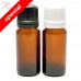 Amber glass bottle with dropper, 10 ml