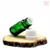 Green glass bottle with dropper, 5 ml