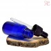 Blue glass bottle with pipette, 20 ml