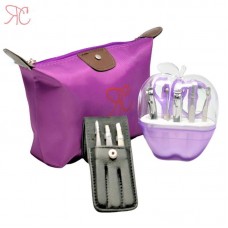 Set of cosmetic accessories and RC Makeup Travel Bag