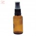 Amber glass bottle for light lotions, 30 ml