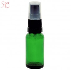 Green glass bottle for light lotions, 30 ml