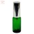 Green glass bottle with silver pump lotions, 20 ml